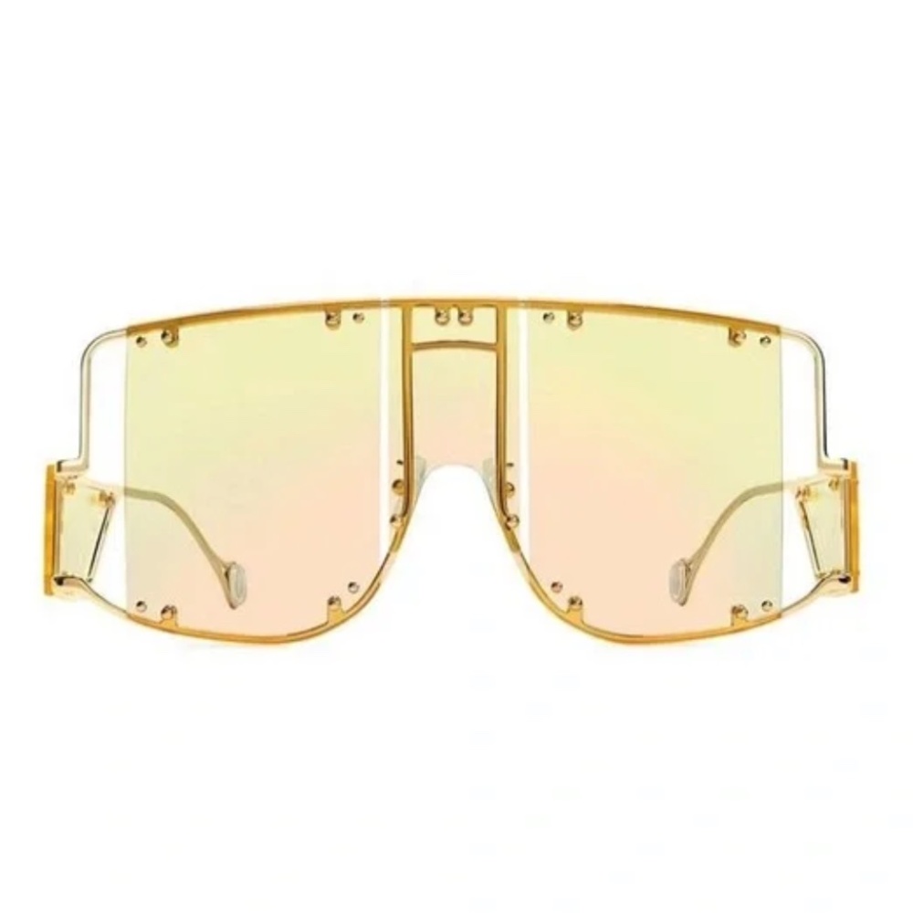 Fenty Blockt Mask Sunglasses Chardonnay - Picture 2 of 4